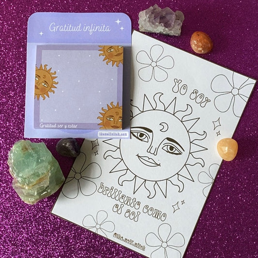 Gratitud, ser y estar Post-it® Note Pads🌞