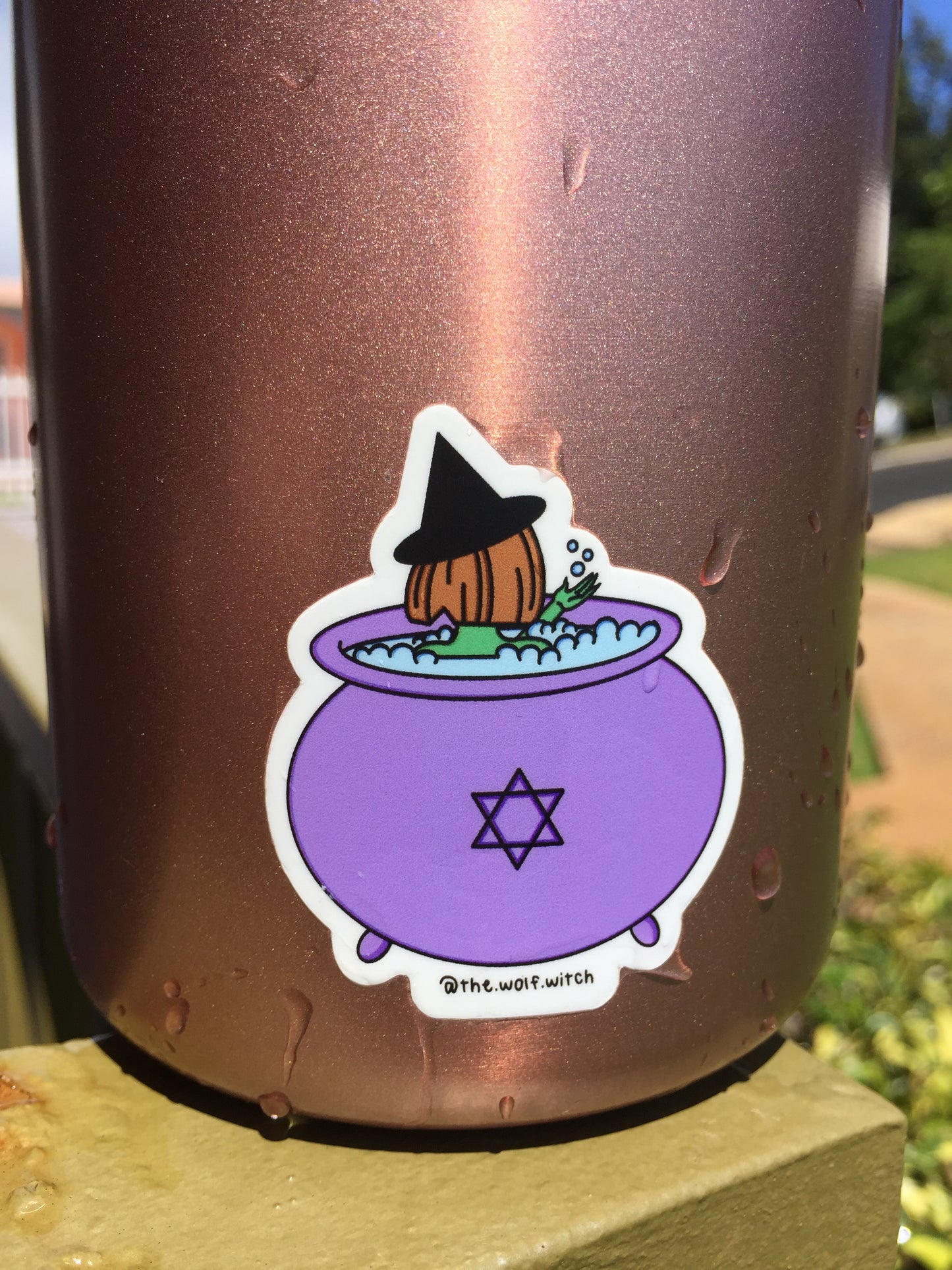 Witch bath - Sticker